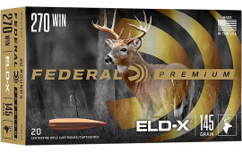 Federal P270ELDX1 270 Cal 145 GRExtremely Low Drag-eXpanding (ELD-X) 20 Per Box/10 Cs - 20rd Box