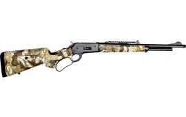 Taylors & Company 210317 1886 Journey 5+1 19" Threaded, Black Cerakote Barrel/Rec, Camo Furniture, Adj. Cheekrest Stock, Fiber Optic Sight with Optic Mount, Scope Mount