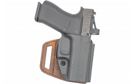 Versacarry VSL211365 V-Slide OWB Brown Leather/Polymer Belt Slide Fits Sig P365 Right Hand