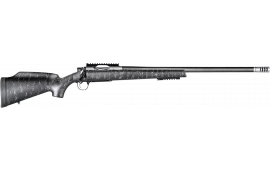 Christensen Arms 801-10034-00 Traverse 3+1 26" Threaded Barrel, Natural Stainless, Black with Gray Webbing Stock