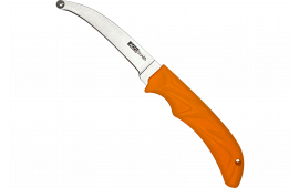 AccuSharp 734C AccuZip 4" Fixed Plain Stainless Steel/ Blade Blaze Orange Ergonomic Anti-Slip Rubber Handle