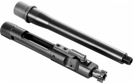 CMMG 99D517A Replacement Barrel Kit with Bolt Carrier Group, 9mm Luger 8" Threaded, Black, Radial Delayed Blowback, Fits AR-Platform