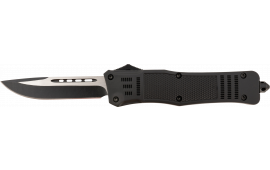Steel River Knives T620BDP Spartan 3.75" Drop Point Black/Silver 440C SS Blade 5.5" Aluminum Zinc Alloy Handle