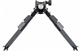 MDT 106293BLK CKYE-POD Gen 2 Double Pull, Black Aluminum, 9"-18.50", 360 Degrees Pan, Spiked Feet, Integrated Barricade Stop, Fits ARCA/Picatinny/RRS Dovetail Rails