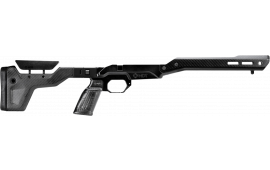 MDT 104999BCF HNT26 Chassis Carbon Fiber Furniture, Aluminum Base, Folding Stock with Adj. Cheekrest, M-LOK Forend, QD Sling Mounts, AR-Style Grip Fits Short Action Remington 700