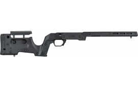 MDT 105051BLK XRS Chassis Black Aluminum Core with Polymer Panels, Adj. Cheekrest, M-LOK Forend, Interchangeable Grips, Aics Mag Compatible, Fits CZ 457