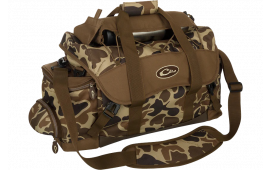 Drake Waterfowl DA2020016 Blind Bag (Large), Old School, Waterproof Nylon, 18 Pockets, Sunglass Pocket, Thermos Sleeve, Carry Handles/Adj. Strap