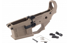 Radian Weapons R0390 A-DAC 15 Lower Receiver FDE, Fully Ambi Controls, Talon 45/90 Safety, Ext. Bolt Catch, Left-Side Mag Release, Right-Side Bolt Release, Enhanced Takedown Pins