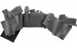 Galco UWERBKMED UnderWraps Elite Black Medium Leather/Nylon Handgun