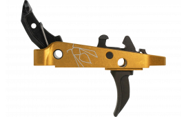 CMC Triggers 47507 Drop-In Yella Jacket Combat Trigger Group 2.0 Single-Stage Curve with 3.50 lbs Draw Weight, Black with Yellow Housing, Fits AK-47