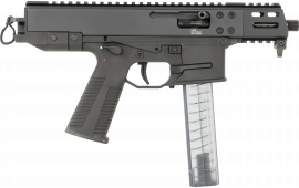 B&T Firearms 450008 GHM9 Compact 33+1 4.30", Tri-Lug Threaded Muzzle, Black, No Brace, Polymer Grips (OEM Mag)