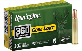 Remington Ammunition R27742 360 Buckhammer 180 GRSoft Point Core-Lokt (SPCL) - 20rd Box