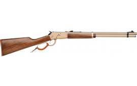 GForce GFLVR357SS Lever Action Rifle, 357 Magnum/.38 Spl, 20" Barrel, 10 + 1 Rounds, Fiber Optic Sights, Nickle Finish, Classic Wood Stock