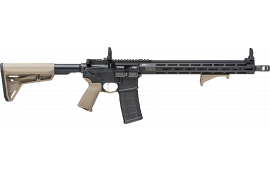 Springfield Armory STV916556FP Saint Victor 30+1 16", Black Rec, FDE Magpul Furniture, Flip-Up Sights, Includes Magpul Angled Grip