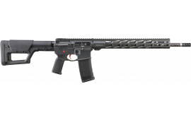 Ruger 8548 AR-556 MPR 30+1 18" Proof Research Carbon Fiber Barrel, Gray Rec with Red Accents, Black Magpul PRS Stock & K2 Grip