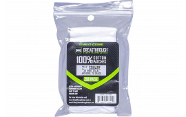 Breakthrough Clean BTCPS21450 Square Cleaning Patches 100% Cotton 50 Pack For .38-.45 Cal & .410-20 Gauge