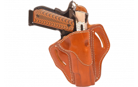 1791 Gunleather ORBH1SCBRR BH1S Optic Ready OWB Classic Brown Leather Belt Slide Fits 1911 Fits 3.5-4.25" Barrel Right Hand