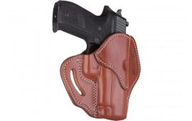 1791 Gunleather ORBH23CBRR BH2.3 Optic Ready OWB Size 2.3 Classic Brown Leather Belt Slide Compatible w/Glock 17/20/21/22/31/34/35/40/41/Sig Sauer P220/P226 Right Hand