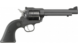 Ruger 2032 Super Wrangler #6 Shot 5.50" Hammer Forged Black Cerakote Barrel & Frame, Black Cylinder w/Black Checkered Polymer Grips Revolver