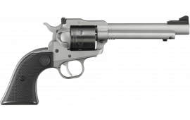 Ruger 2033 Super Wrangler #6 Shot 5.50" Silver Cerakote Barrel & Frame, Black Cylinder w/Black Checkered Polymer Grips Revolver