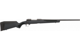 Savage Arms 57041 110 Hunter 7mm Rem Mag 3+1 24", Matte Black Metal, Gray Fixed AccuStock with Accufit
