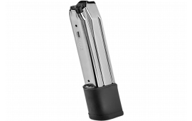 FN 20100732 510 Replacement Magazine 22rd Extended Floorplate 10mm Auto Fits FN 510 Tactical Stainless/Black Stainless Steel