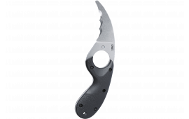CRKT 2511 Bear Claw 2.39" Fixed Hawkbill Veff Serrated Stonewashed AUS-8A SS Blade, Black Textured Green Handle