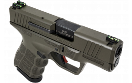 SAR USA SAR9SCOD SAR9 SC Gen2 Compact Frame 12+1 3.30" Black Steel Barrel, OD Green Serrated Steel Slide, OD Green Polymer Frame, OD Green Interchangeable Backstrap Grip