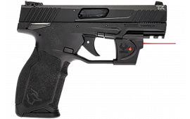 Taurus 1TX22131VL10 TX22C w/Optic Compact Frame 10+1 SAO 3.60" Matte Black Steel Threaded Barrel, Black Anodized Optic Ready/Serrated Slide, Black Polymer Frame w/Picatinny Rail, Viridian Laser