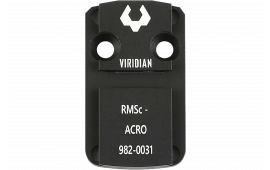 Viridian Weapon Technologies, RMSc Adaptor Plate, Fits RFX Green Dot, Black