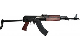 Zastava ZR7762UFSR ZPAPM70 AK47 Rifle, 7.62x39, 16.3" Chrome Lined Barrel, Bulged Trunnion, 1.5mm Receiver, Serbian Red Handguard-Pistol Grip, Under Folder