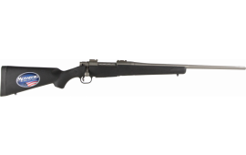 Mossberg 28009 Patriot  270 Win Caliber with 5+1 Capacity, 22" Fluted Barrel, Stainless Cerakote Metal Finish & Black Stock (Full Size)