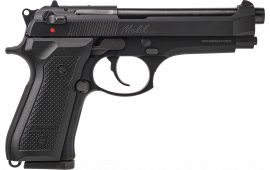 Rock Island MK924 Melik 17+1 4.90" Stainless Steel Barrel, Black Melonite Serrated Steel Slide, Black Aluminum Frame w/Beavertail