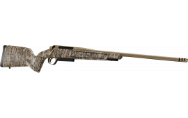 Christensen Arms 8011501200 Evoke Full Size 4+1 20" Flat Dark Earth Cerakote #4 Contour Threaded Barrel, Mossy Oak Bottomland Fixed Hybrid Hunter w/Picatinny Rail Synthetic Stock