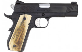 Italian Firearms Group TGWCMBL45M Gunworks 1911 Commander 4.25" 8RND BLUED/IVORY