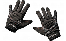 Black Rain Ordnance TACTGLOVEBLK/GRYM Tactical Gloves Black/Gray Medium Velcro