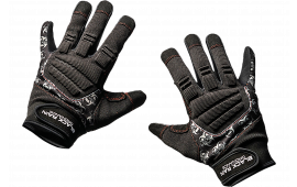 Black Rain Ordnance TACTGLOVEBLK/GRYL Tactical Gloves Black/Gray Large Velcro