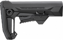 Strike Industries STRIKEESMOD2BK MOD2 Rifle Stock Black Polymer Compatible w/ AR Style Buffer Tubes