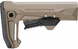 Strike Industries STRIKEESMOD2FDE MOD2 Rifle Stock FDE Polymer Compatible w/ AR Style Buffer Tubes