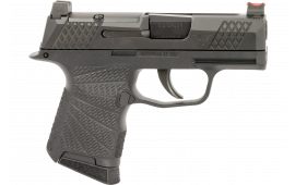 Wilson Combat SIGWCP3659BRC P365 10+1 (2) 3.10", Black, RMRcc Optic Cut Slide with X-Tac Pattern Serrations, Polymer Frame, Sunburst Grips, Optic Height Fiber Optic Sights, Standard Trigger