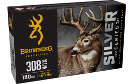 Browning Ammo B192603081 Silver 308 Win 180 GR20 Per Box 