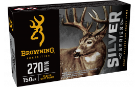 Browning Ammo B192602701 Silver 270 Win 150 GR20 Per Box 