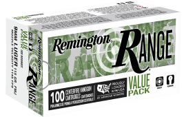 Remington Ammunition R23979 Range Value Pack 9mm Luger 115 GRFull Metal Jacket 100 Per Box 