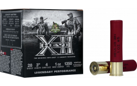 HEVI-Shot HS18434 28GA 3" 1oz #4 Shot 25 Per Box 
