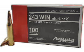 Aguila 8047AG 243 WIN Interlck 100 GR - 20rd Box