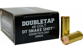 DoubleTap Ammunition 45CSSS2 Snake Shot 45 Colt 220 GR20 Per Box 