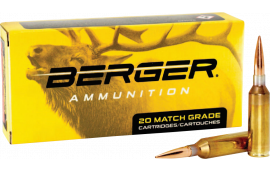 Berger Bullets 55010 Target Rifle 300 PRC 205gr Hybrid 20 Per Box 
