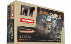 Norma Ammunition 20171222 Dedicated Hunting Tipstrike 280 Rem 160 GRPolymer Tip 20 Per Box 