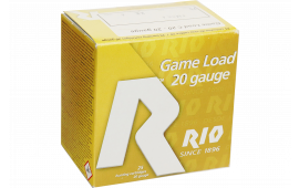Rio Ammunition RC206MGN Game Load 20GA 3" 1 1/4oz #6 Shot 25 Per Box 