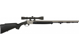Traditions R5-74115040 Pursuit XT 209 Primer 26", Stainless Barrel/Rec, Black Synthetic Furniture, Elite XT Trigger, 3-9x40mm Duplex Scope